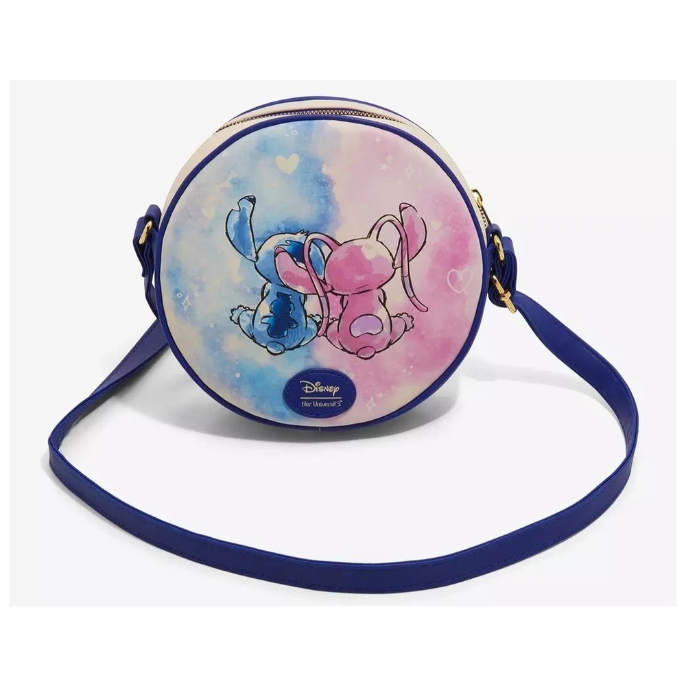Her Universe Disney Lilo & Stitch Confetti Heart Crossbody Bag - New - Picture 2 of 2